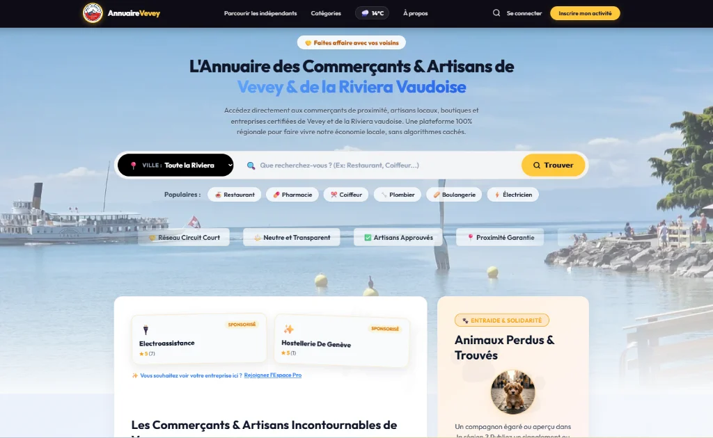 5. Engagement Communautaire & Solidarité (Vevey & Riviera) — Archive visuelle et preuve technique #1